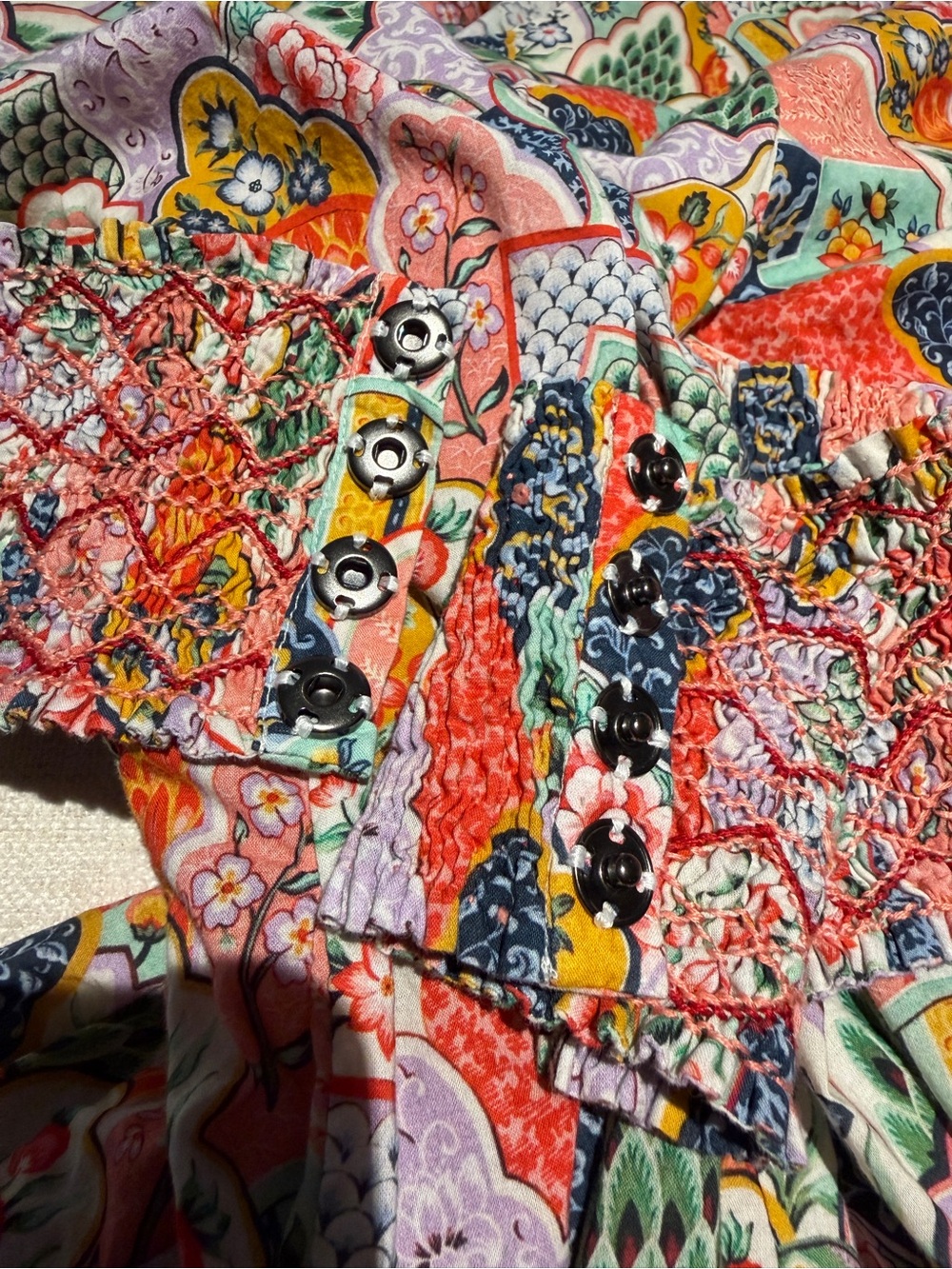 Rhode Olivia Floral Cotton Mini Dress XS - Picture 13 of 17